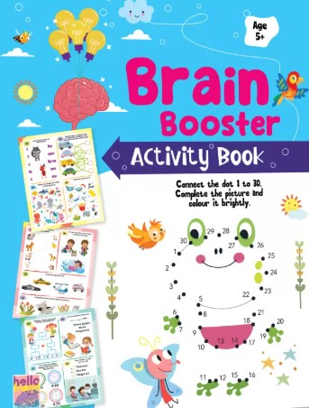 Brain Booster Activity Book for Kids Age 5+